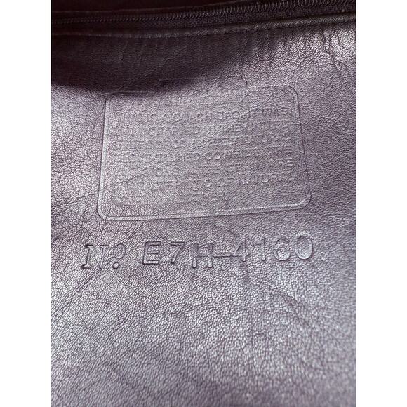 Genuine vintage COACH 4160 sling black leather crossover bag one strap - Picture 11 of 16